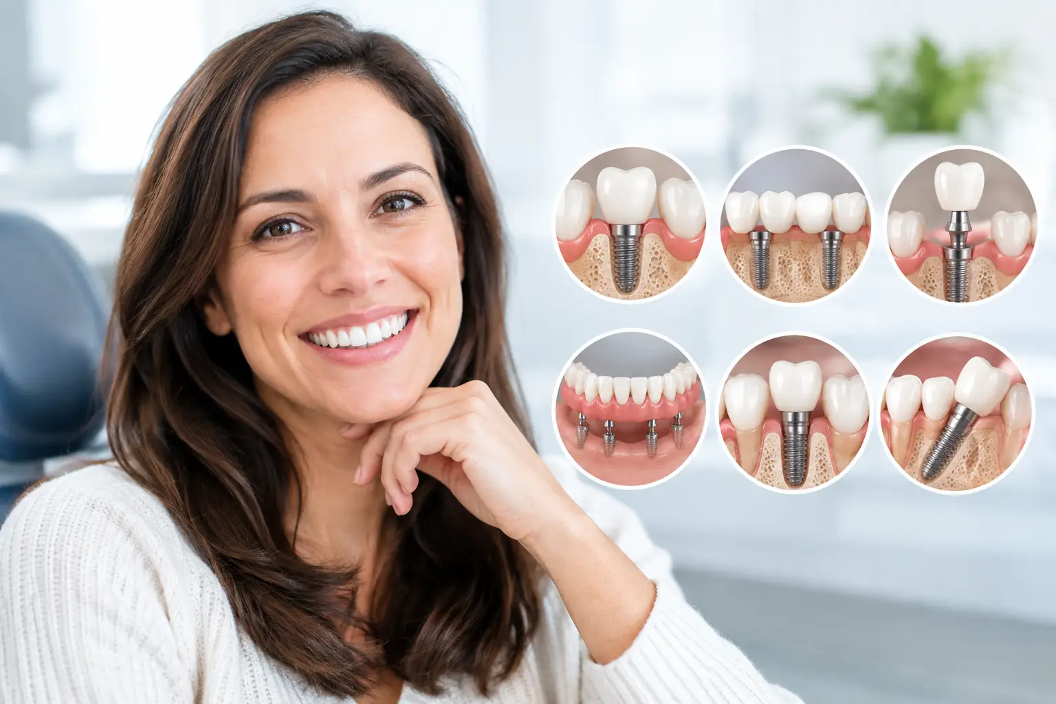 6 Implant Treatment Examples for Missing Teeth